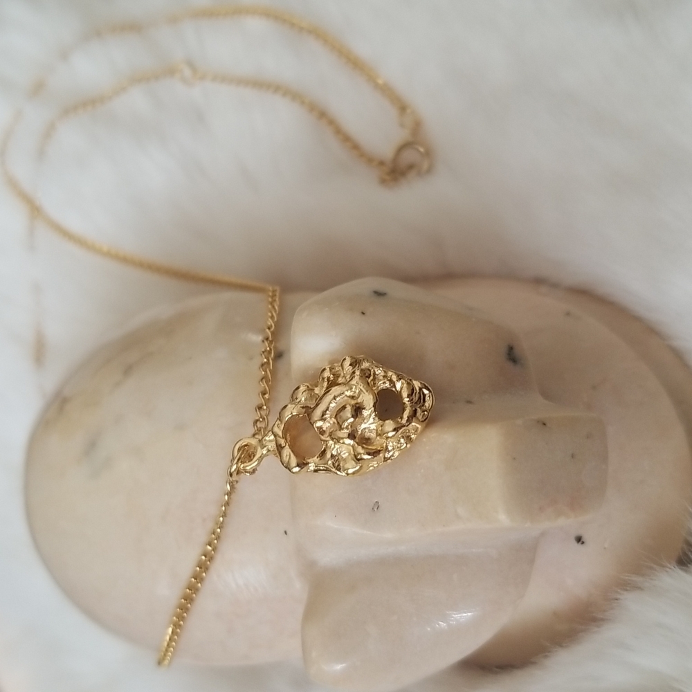 Vintage Gold Nugget Bronte of Hollywood Pendant